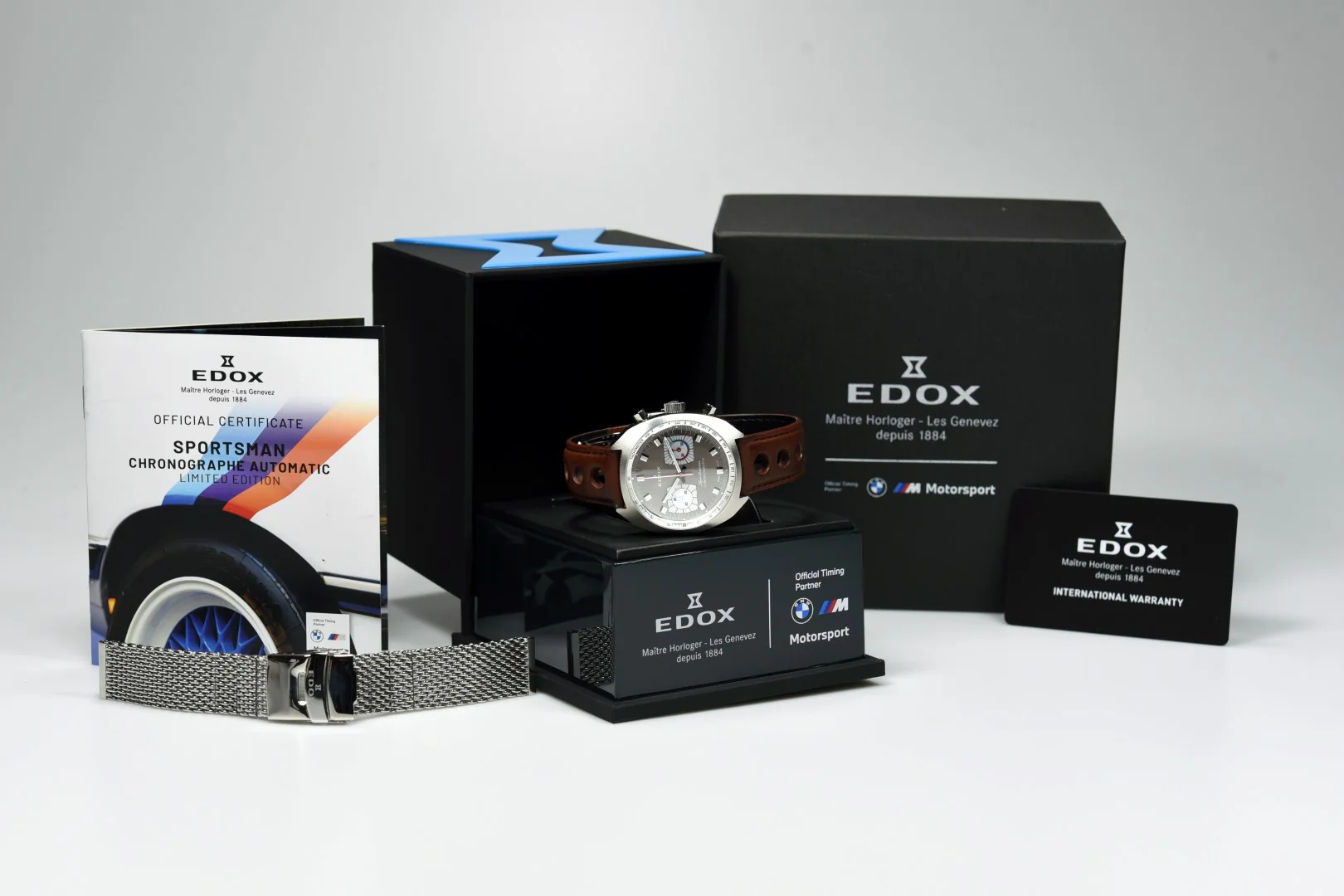 Edox Sportsman Chronograph Automatic Limited Edition 08202 3G GIN (Pre-owned) - Image 5