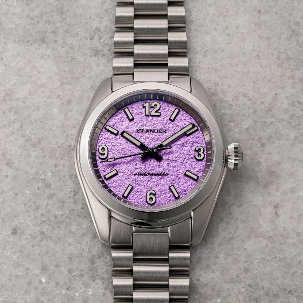 Islander Watch Brookville Calligraphy Edition Lavender Parchment #ISL-321 - Image 4