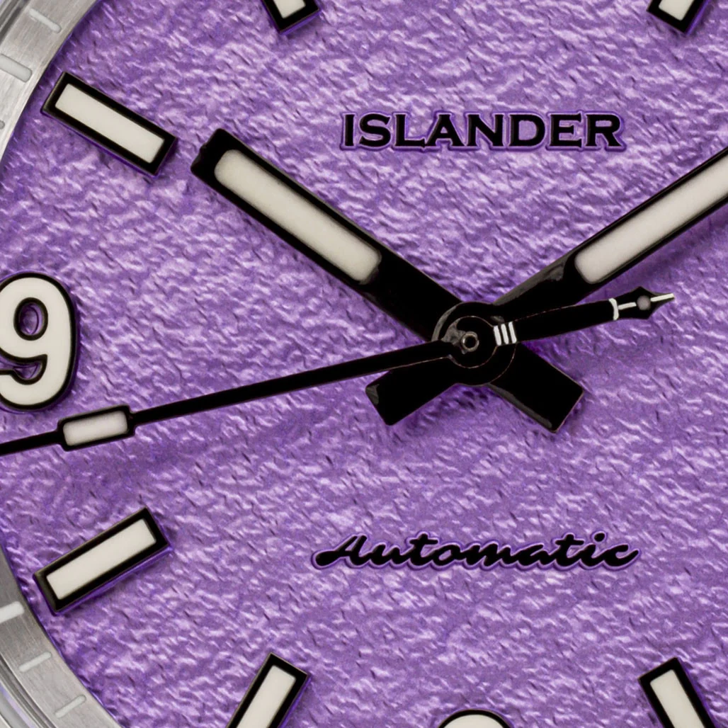 Islander Watch Brookville Calligraphy Edition Lavender Parchment #ISL-321 - Image 5