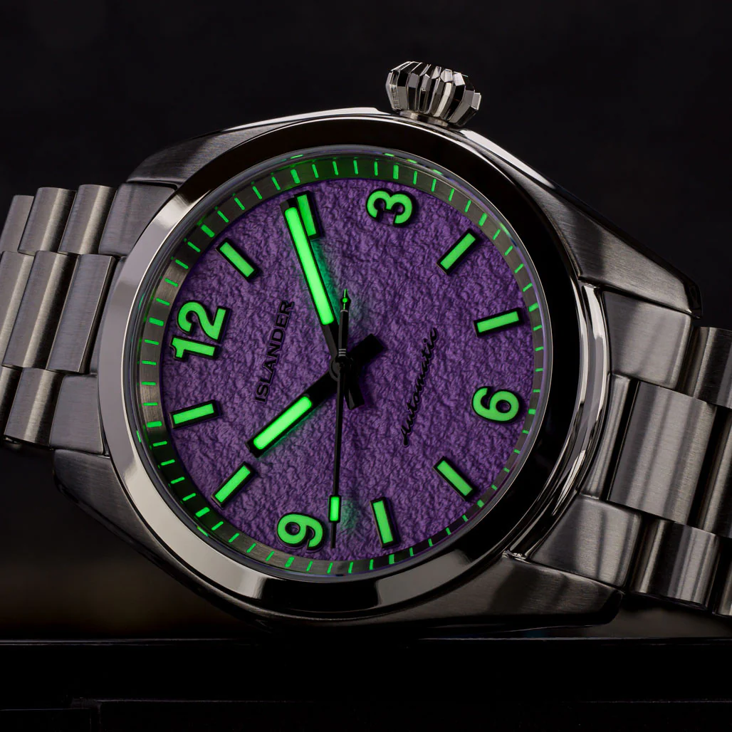 Islander Watch Brookville Calligraphy Edition Lavender Parchment #ISL-321 - Image 6