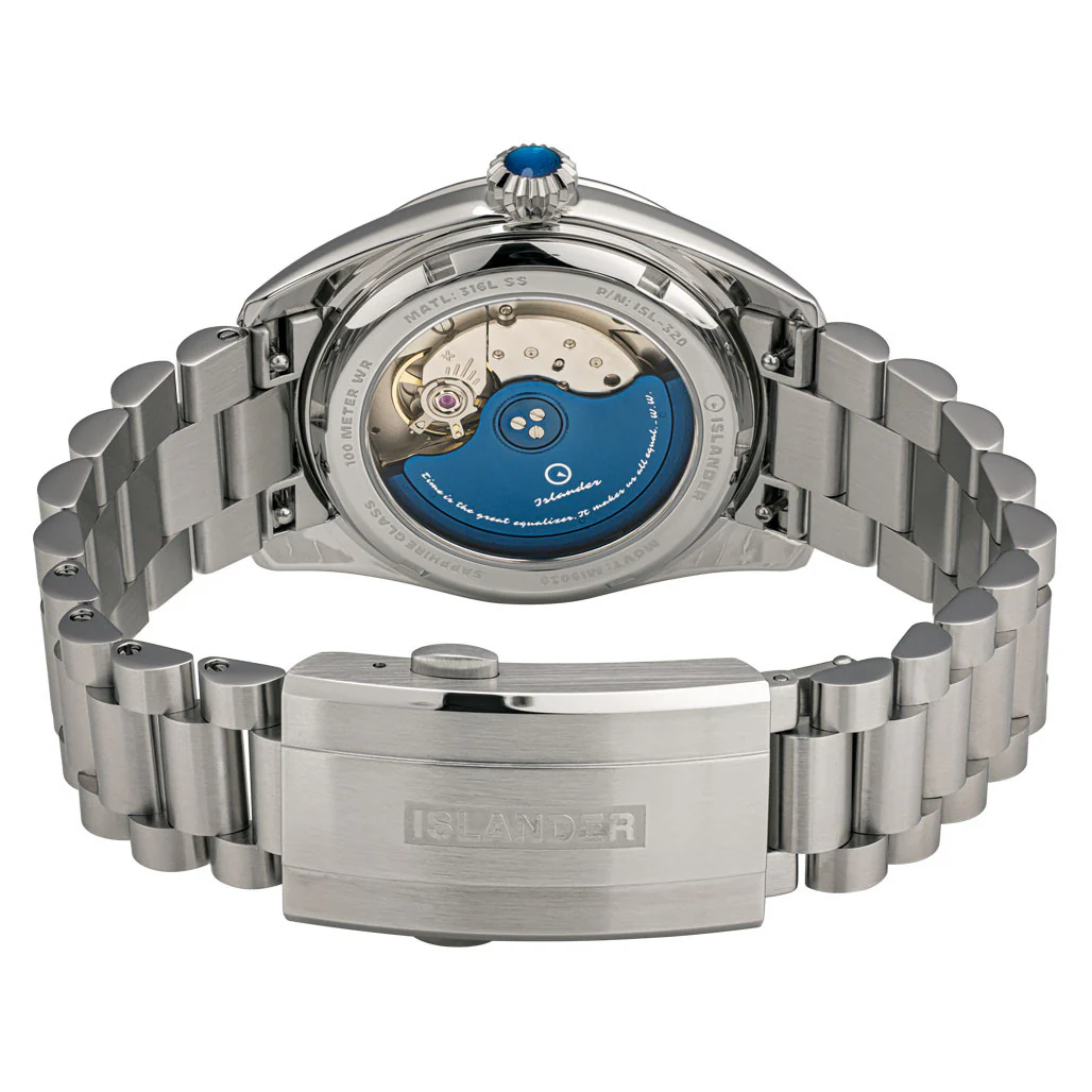 Islander Watch Brookville Calligraphy Edition Silver Parchment #ISL-319 - Image 3