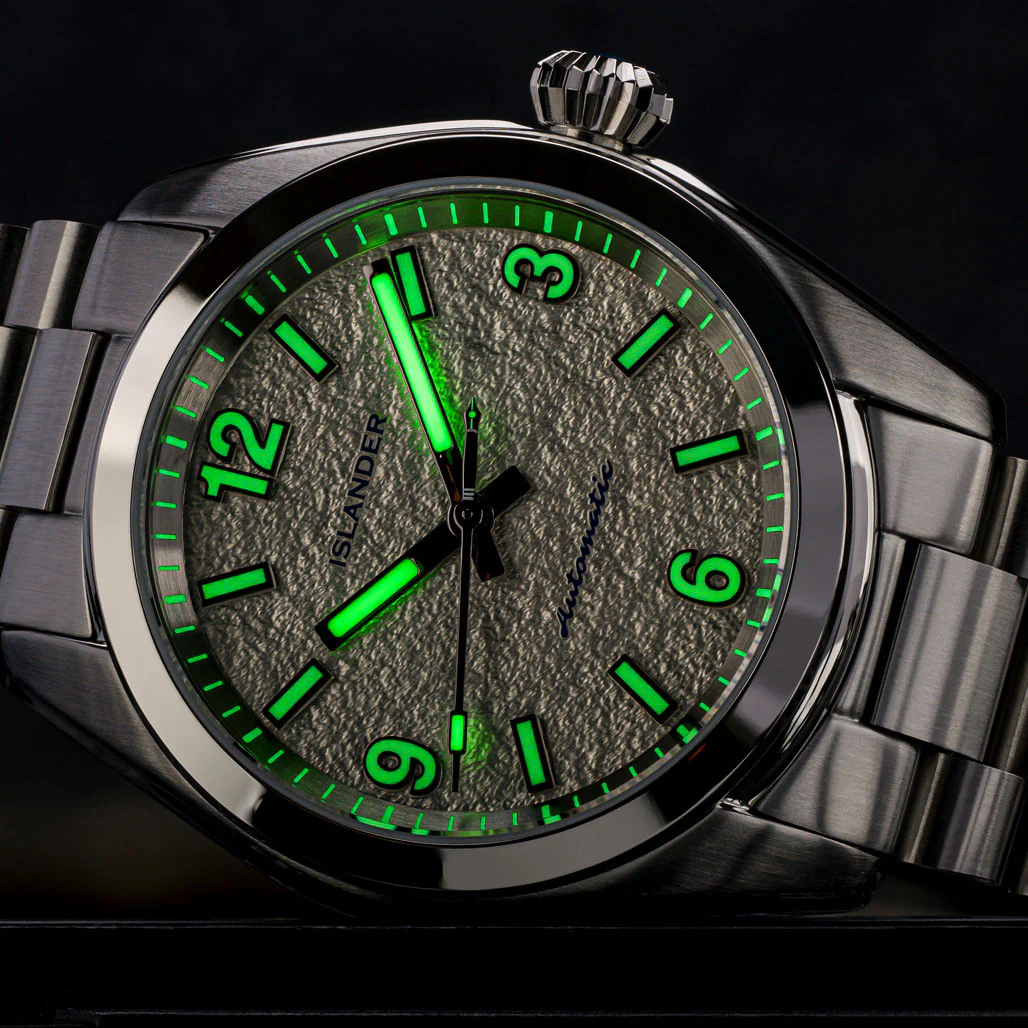 Islander Watch Brookville Calligraphy Edition Silver Parchment #ISL-319 - Image 7