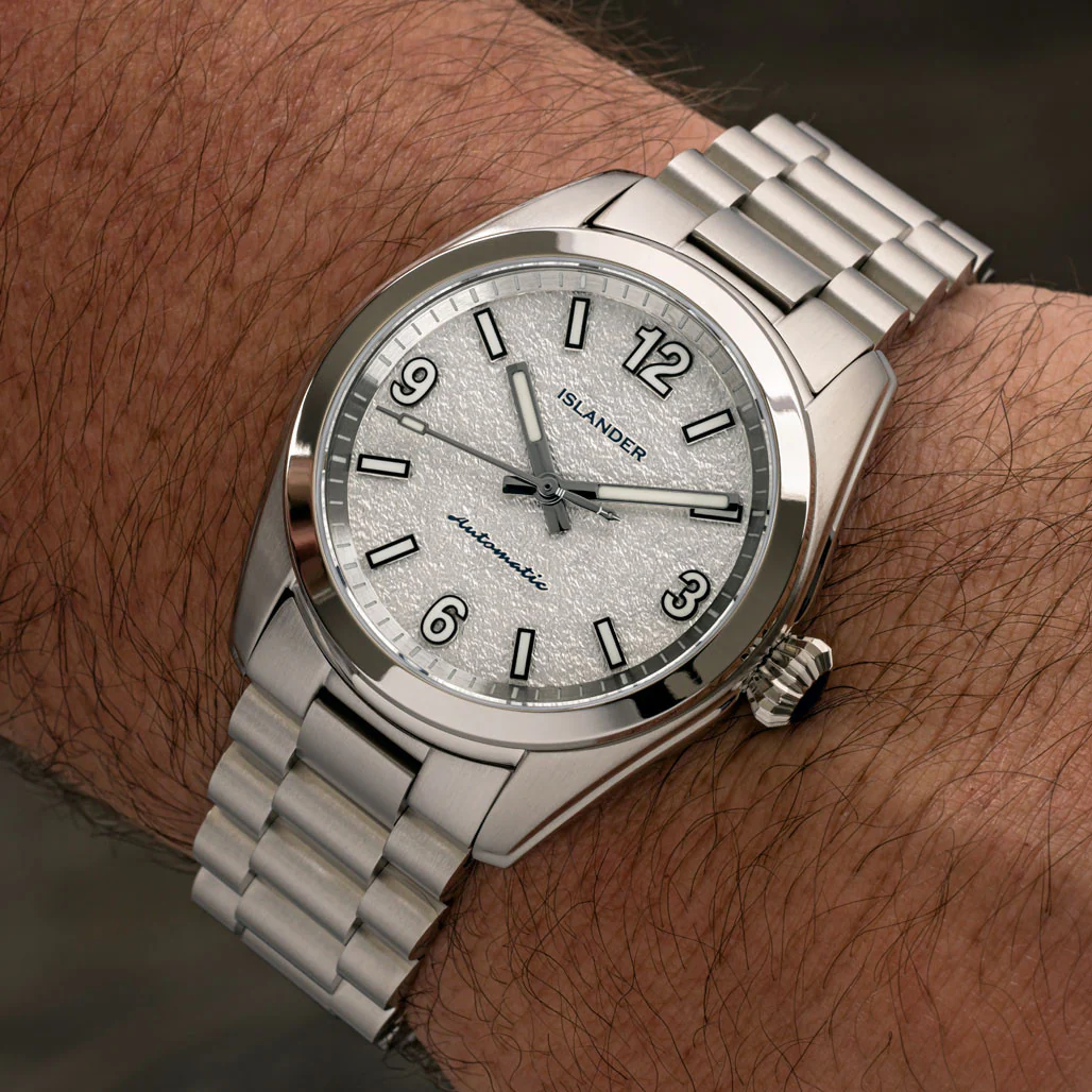 Islander Watch Brookville Calligraphy Edition Silver Parchment #ISL-319 - Image 8