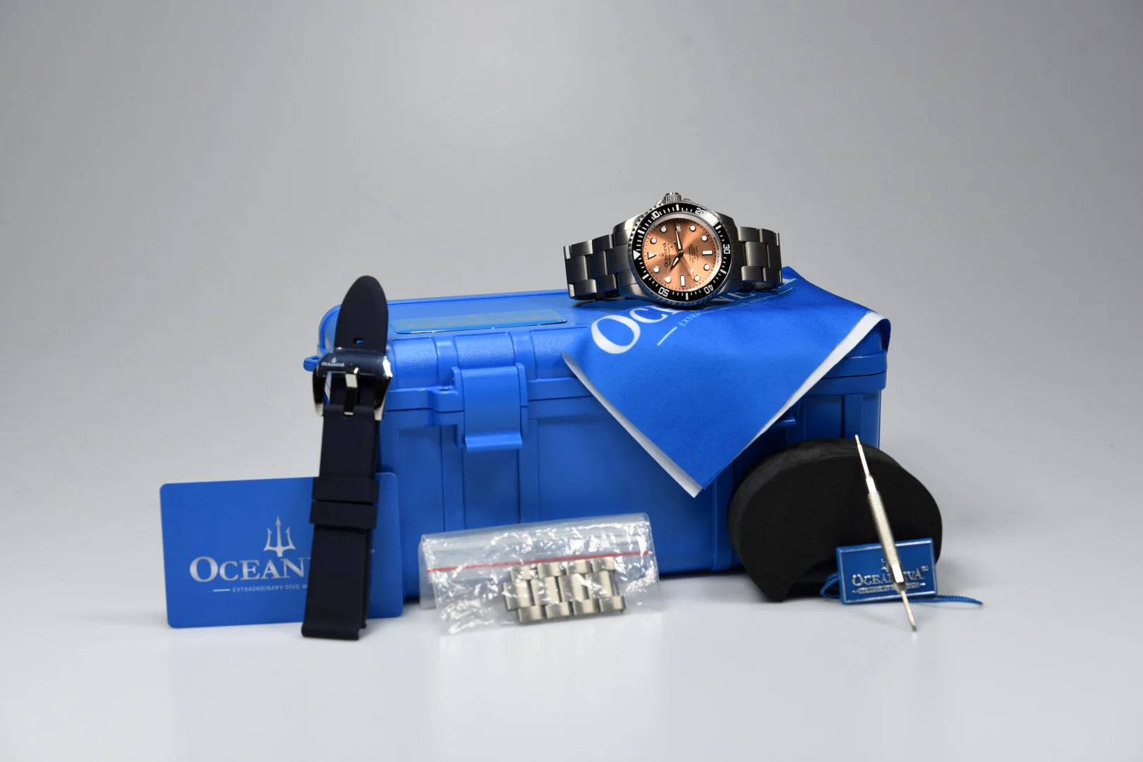 Oceaneva Deep Marine Explorer II Titanium Copper BKII200SLSTT (Pre-owned) - Image 5